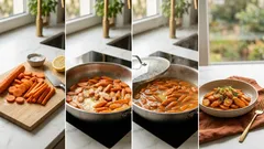 Gedünstete Möhren mit Butter & Zitrone – in 10 Minuten knackig auf dem Tisch