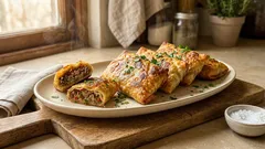 Knusprige Hackfleischtaschen aus Yufka – so gelingen sie beim Frittieren perfekt