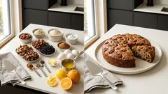 Saftiger Früchtekuchen mit Nüssen – gelingt einfach und schmeckt am nächsten Tag noch besser