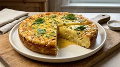 Kartoffel-Eier-Kuchen aus dem Ofen: saftig, schnittfest und perfekt für Meal-Prep