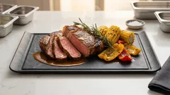 Rinderfiletsteaks mit Grillmais & Paprika – so werden sie außen kross, innen saftig